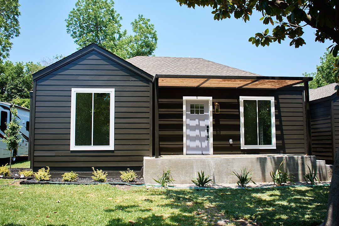 outside view of custom home